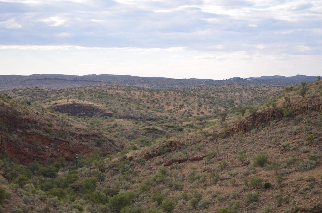 Gravel road driving in Windhoek